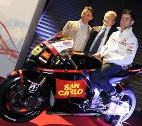 Gresini Unveils 2012 MotoGP and Moto3 Honda Race Bikes