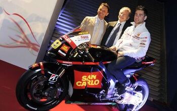 Gresini Unveils 2012 MotoGP and Moto3 Honda Race Bikes