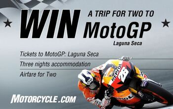Win a Trip to Laguna Seca for MotoGP – Contest Closes April 30
