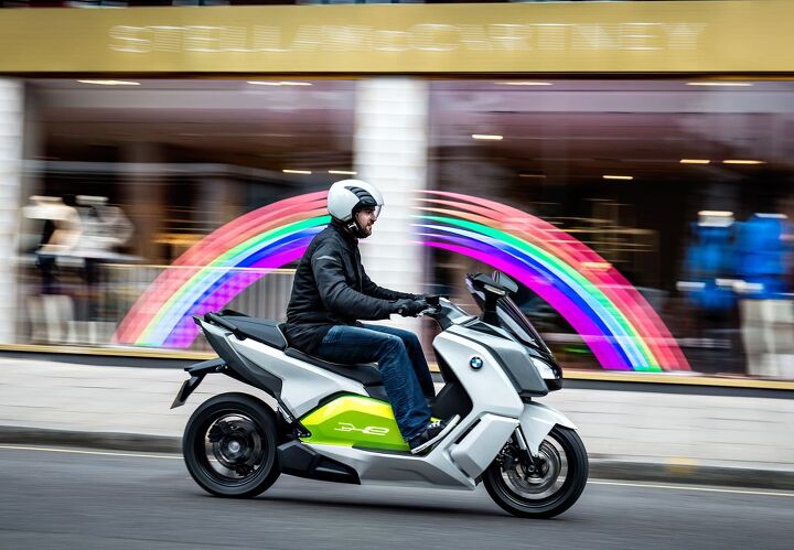 bmw unveils near production c evolution electric scooter prototype