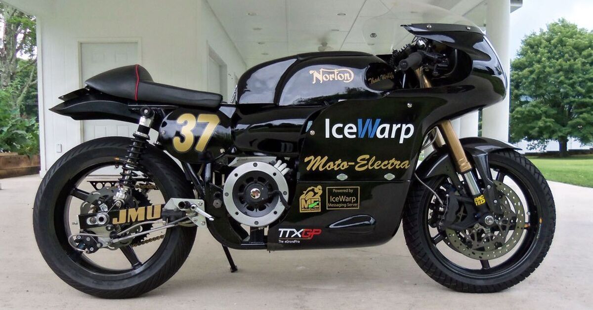 Moto Electra Equips Electric Norton Race Bike With IPad Console ...