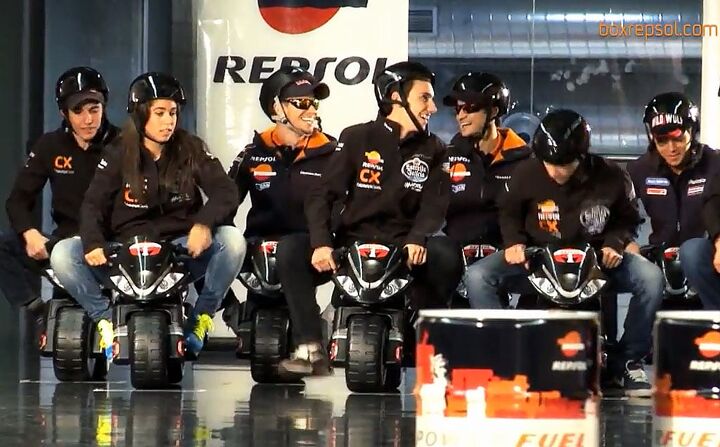 repsol riders racing electric minimotos video