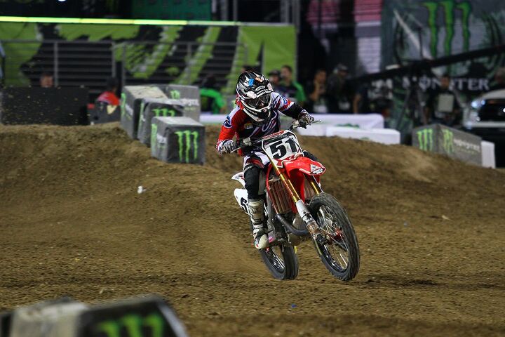 2012 monster energy cup results rookie barcia scores upset victory