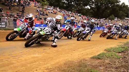exciting video from peoria tt flat track races