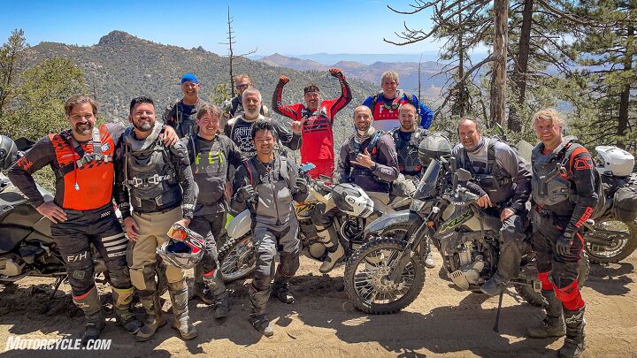 The adventurous group that braved the bike-swallowing ruts and mud following our fearless leader Spurgeon Dunbar. Photo by Spurg (really).
