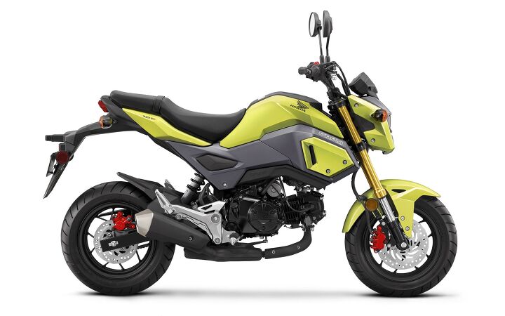 For 2017, the Grom received a bit more of a mini-streetfighter look.