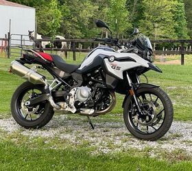 only 800 miles on a 2020 bmw f750gs