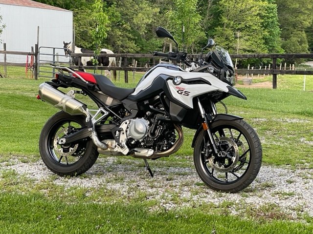 only 800 miles on a 2020 bmw f750gs