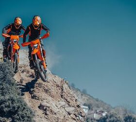 New for 2024 are the KTM 350 XW-F and 500 XW-F off-road-only models.