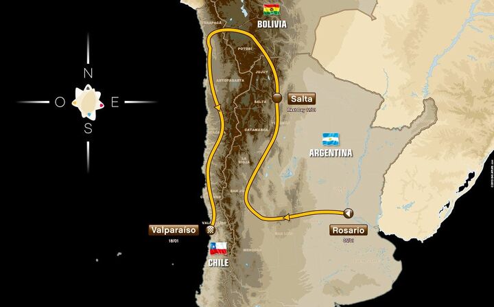 2014 dakar rally route announced bolivia replaces peru on new route