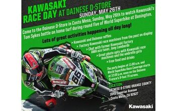 Kawasaki Sponsoring World Superbike Viewing Party May 26 At Dainese D-Store Orange County