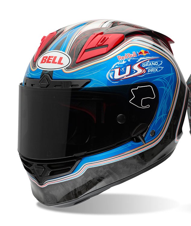 Bell Unveils Commemorative 2013 Red Bull U.S. Grand Prix Helmet | Motorcycle .com Bell Unveils Commemorative 2013 Red Bull U.S. Grand Prix Helmet | Motorcycle .com