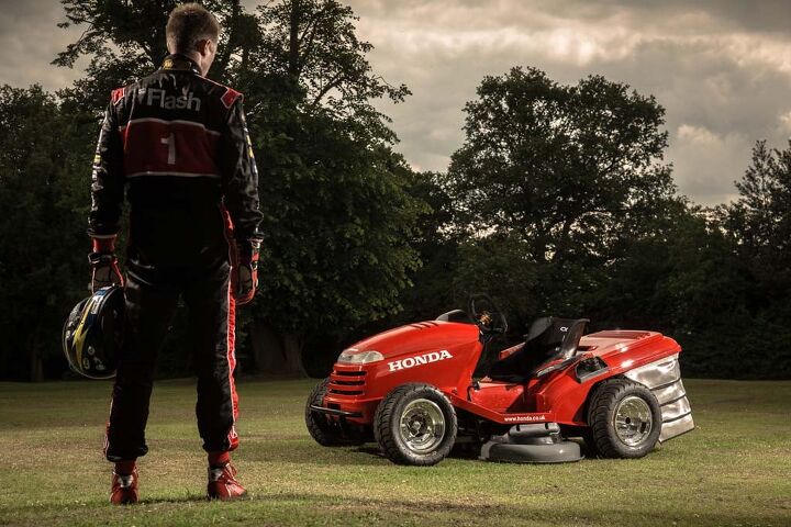 honda vtr powered lawn mower claims 133mph top speed