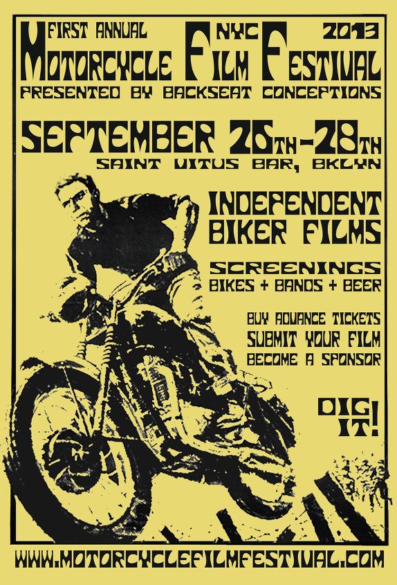 1st ever nyc motorcycle film festival sept 26 28