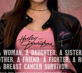 Harley Riders Wear Pink for Breast Cancer Awareness