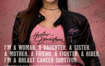 Harley Riders Wear Pink for Breast Cancer Awareness