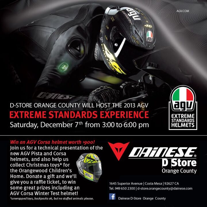 2013 AGV Extreme Standards Experience December 7, 2013 | Motorcycle.com 2013 AGV Extreme Standards Experience December 7, 2013 | Motorcycle.com