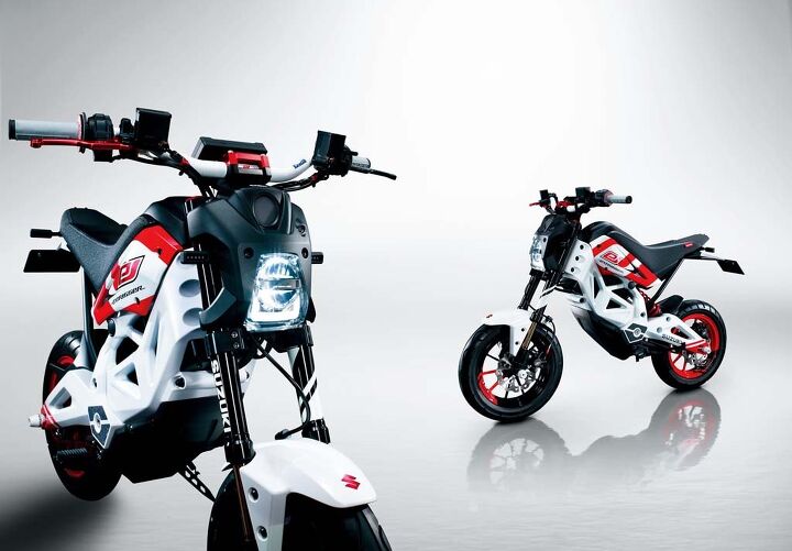 new photos and video of suzuki extrigger electric monkey bike concept