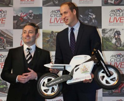 prince william the duke of ducs and other motorcycles