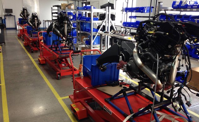 new ebrs rolling down the assembly line
