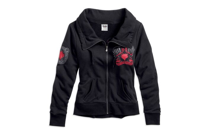 harley motorclothes offers valentines gift ideas, H D Womens Hearts and Wrenches Activewear Jacket