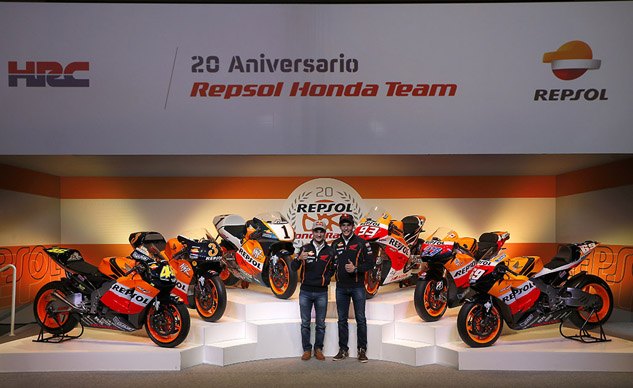 honda and repsol celebrate 20 years together