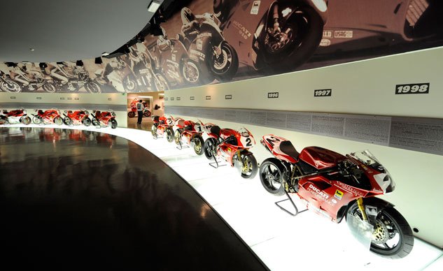 go inside the ducati museum with google maps