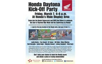 Come Join The 2014 Honda Daytona Kick-Off Party
