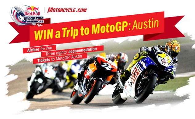 win a trip for two to watch motogp at circuit of the americas