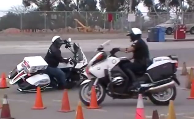 victory vs bmw police bike challenge video