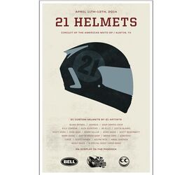 21 Helmets Moto-Art Showcase At Red Bull Grand Prix Of The Americas