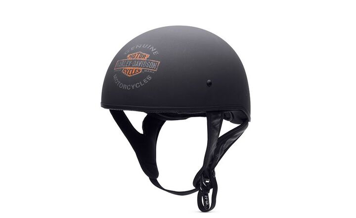 harley motorclothes reminds us april is check your helmet month, Passing Link Hybrid Ultra Light Half Helmet