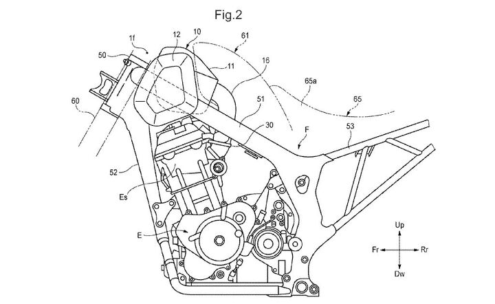 retro styled dual sport revealed in honda patent application