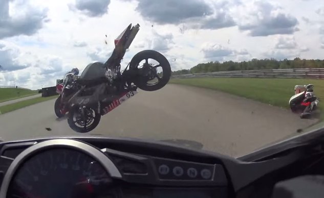 beware of flying motorcycle video