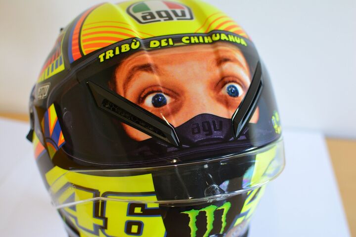 valentino rossi limited edition double face helmet now available
