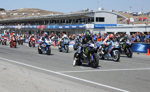 ama road racing from laguna seca will not be televised or online