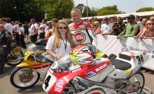 kevin schwantz to race goodwood aboard norton featherbed