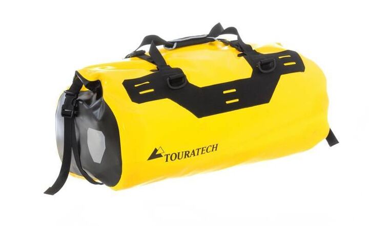 touratech adventure dry bags now available, A convenient carrying handle and shoulder strap are provided