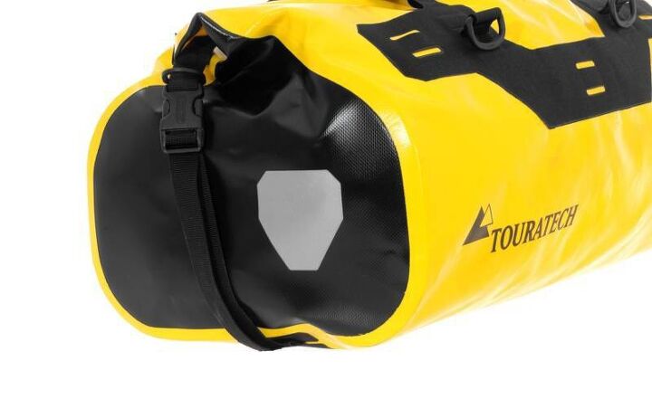 touratech adventure dry bags now available, Reflective panels and multiple tie down points are sure to please riders