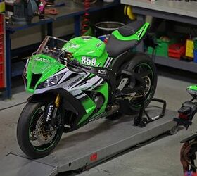 Cathy,  Cathy Butler Attempting Land Speed Record Aboard Kawasaki Ninja ZX
