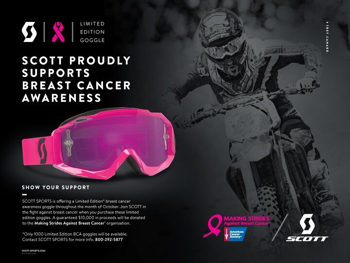 scott produces limited run of goggles for breast cancer awareness