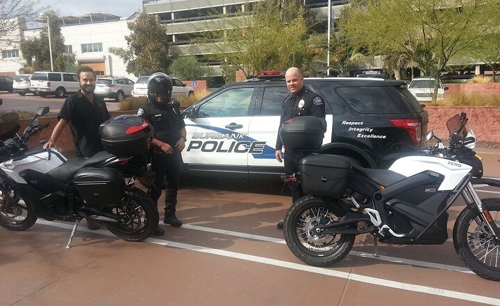 burbank ca police department takes delivery of zero motorcycles
