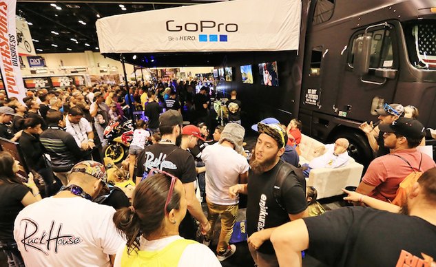 aimexpo to expand made in america pavilion in 2015, Iconic American brand GoPro was a crowd favorite at AIMExpo