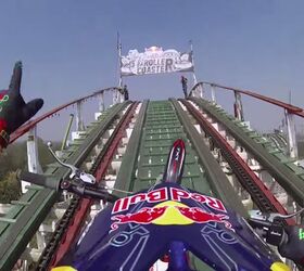 Riding A Trials Bike On A Rollercoaster Video Motorcycle