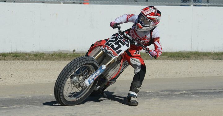 american flat trackers ready to battle at superprestigio this weekend, Shayna Texter competing at Daytona Flat Track