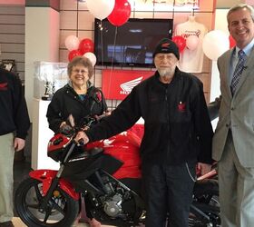 Honda Financial Service Gives Rider His 55th Honda Motorcycle ...