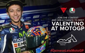 Enter the Dainese/AGV Contest For A Chance To Party With Valentino Rossi