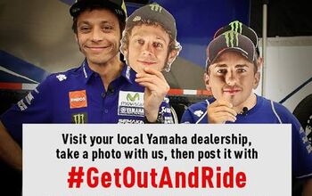 Enter Yamaha's #GetOutAndRide Photo Contest For Chance To Meet Rossi And Lorenzo At Indy MotoGP