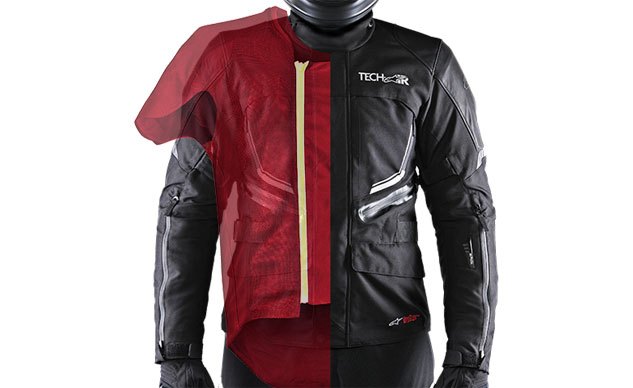 bmw developing jackets with alpinestars tech air airbag technology