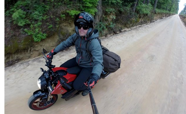 rider begins first ever electric motorcycle trek from u s to patagonia